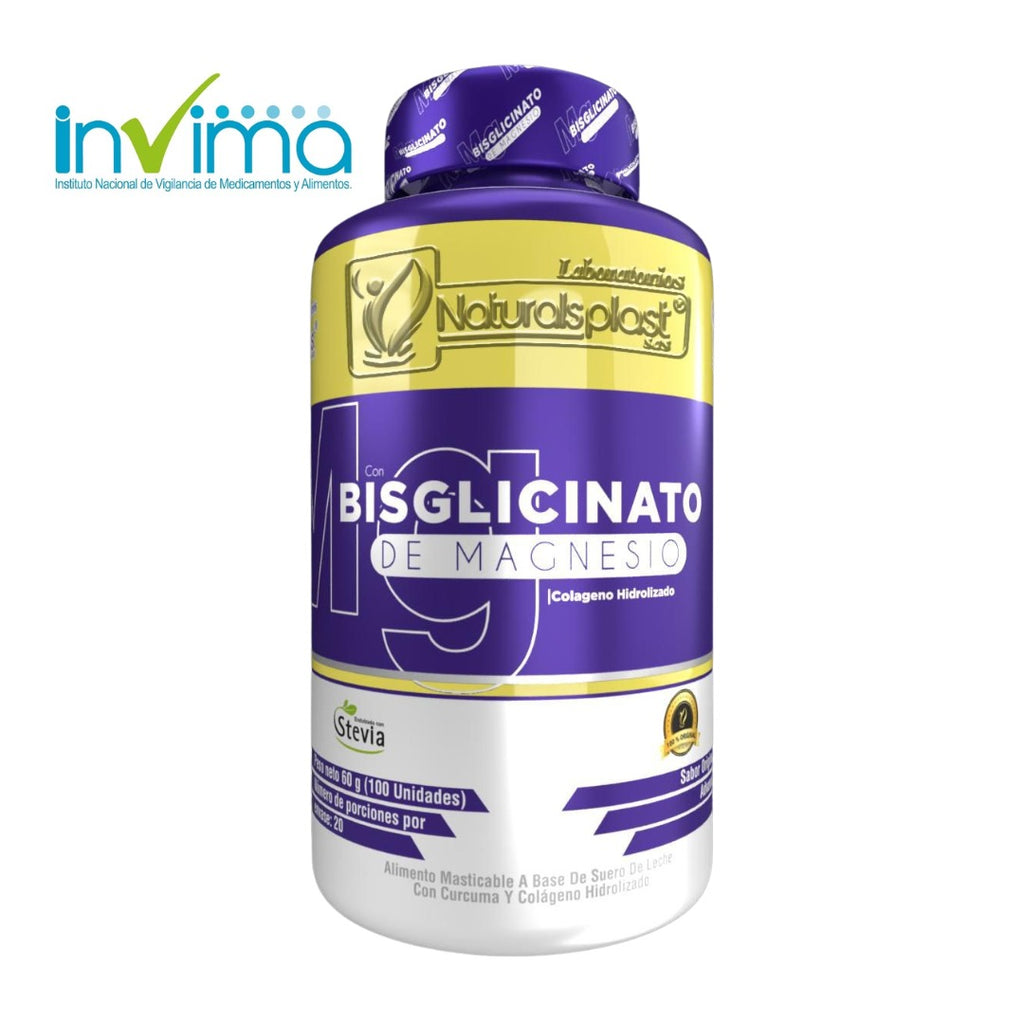 Bisglicinato De Magnesio x 100 Capsulas - MagneCalm